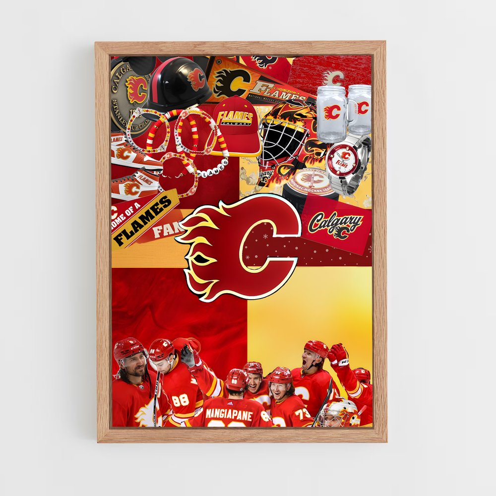 Poster Calgary flames – affiche Hockey sur glace (vue 4)